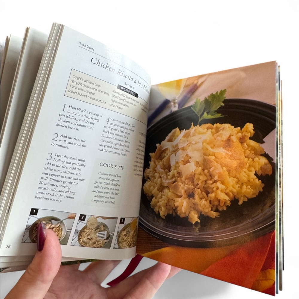 Mini Cookshelf Italian and Chicken Cookbook Set Cottage Decor - Picture 10 of 17